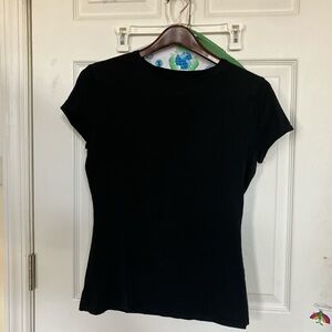 Massimo Black Short Sleeve Tee